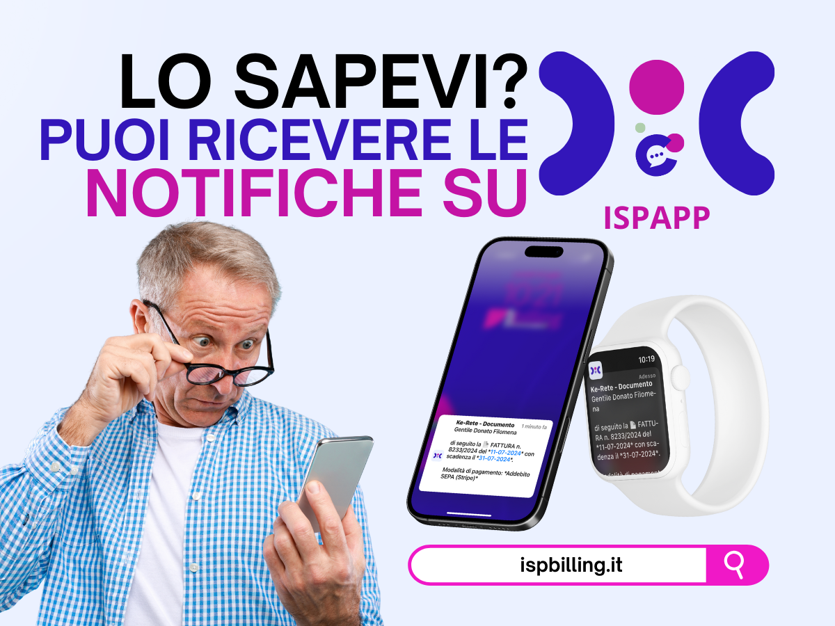 Schermata app lato amministratore
