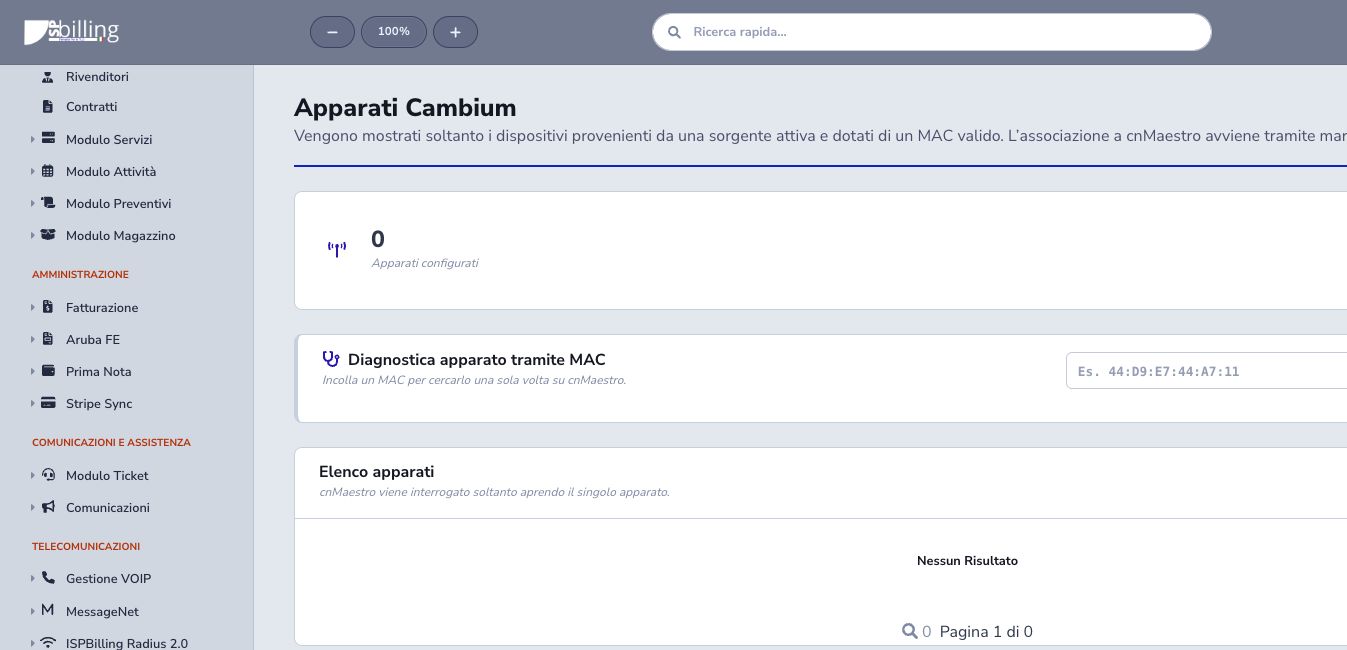 Cambium device list
