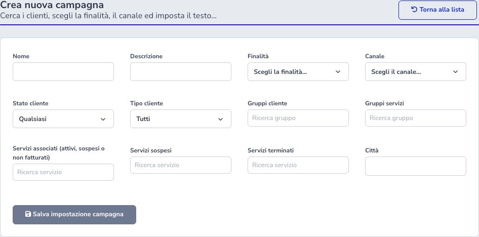 Campaign audience filters