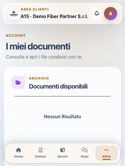 Documenti condivisi in ISP App