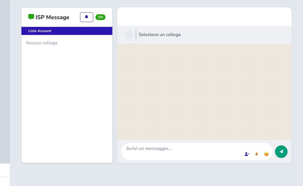 Interfaccia ISP Message
