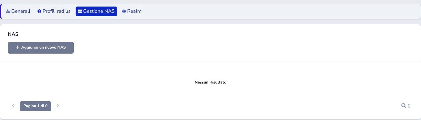 ISP Radius 2.0 NAS setup