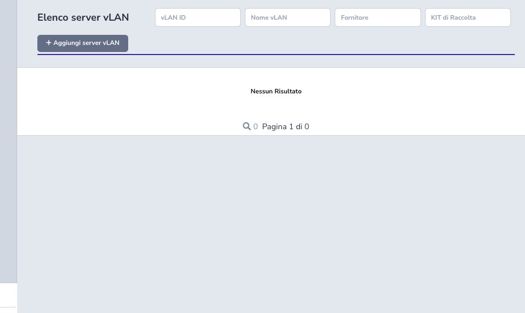 Server VLAN list