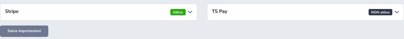 Stripe and TS Pay providers