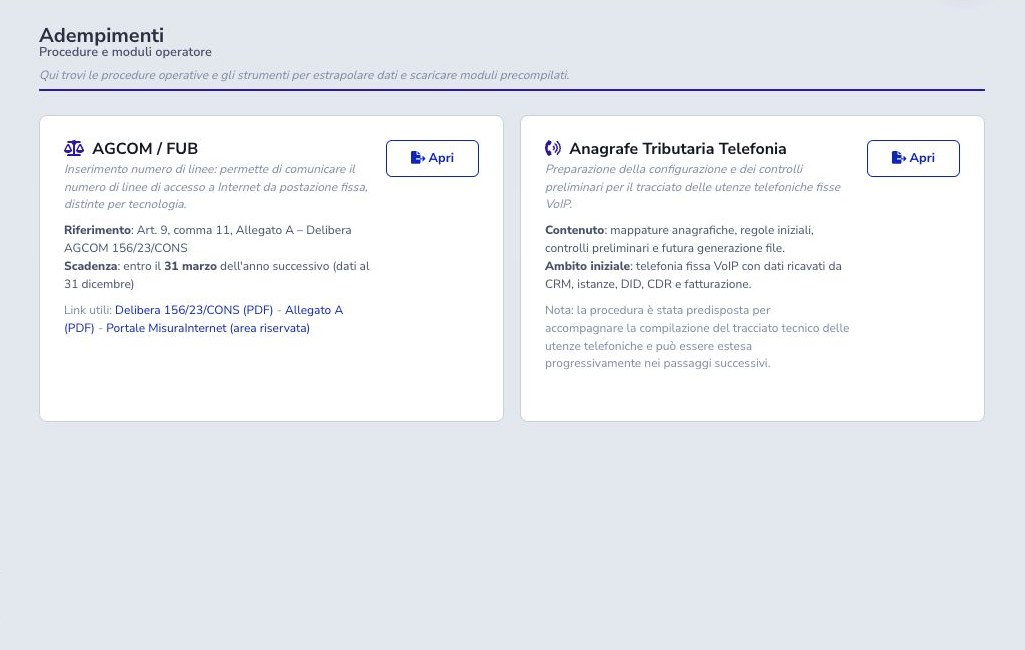 Requirements dashboard